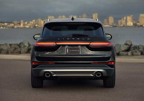 The rear lighting of the 2024 Lincoln Corsair® SUV spans the entire width of the vehicle. | Mark Ficken Lincoln in Charlotte NC