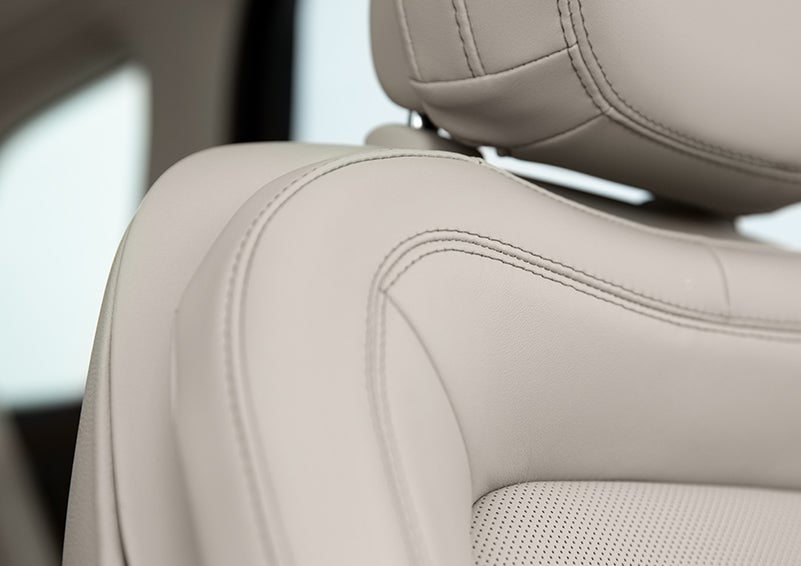 Fine craftsmanship is shown through a detailed image of front-seat stitching. | Mark Ficken Lincoln in Charlotte NC