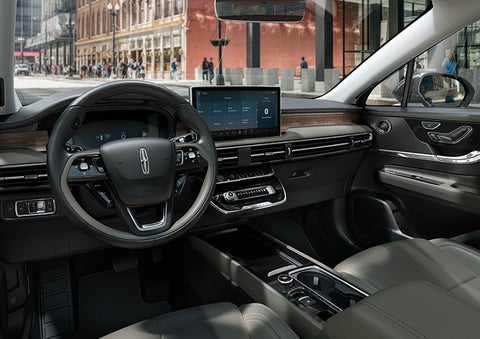 The interior dashboard of 2024 Lincoln Corsair® SUV is shown here. | Mark Ficken Lincoln in Charlotte NC