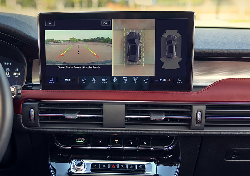 The large center touchscreen of a 2024 Lincoln Corsair® SUV is shown. | Mark Ficken Lincoln in Charlotte NC