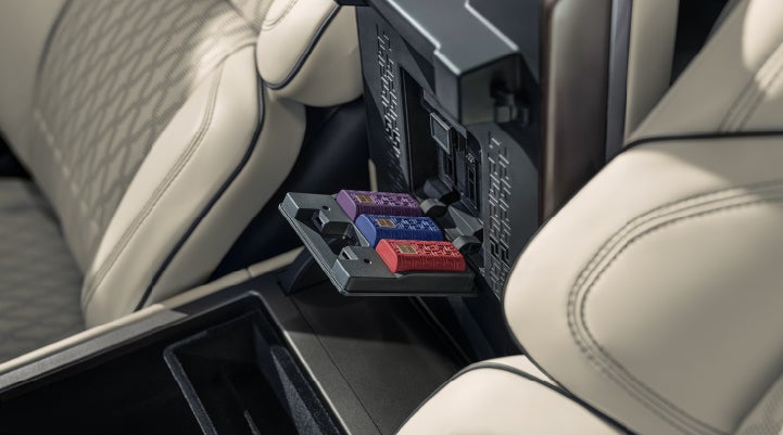 Digital Scent cartridges are shown in the diffuser located in the center arm rest. | Mark Ficken Lincoln in Charlotte NC